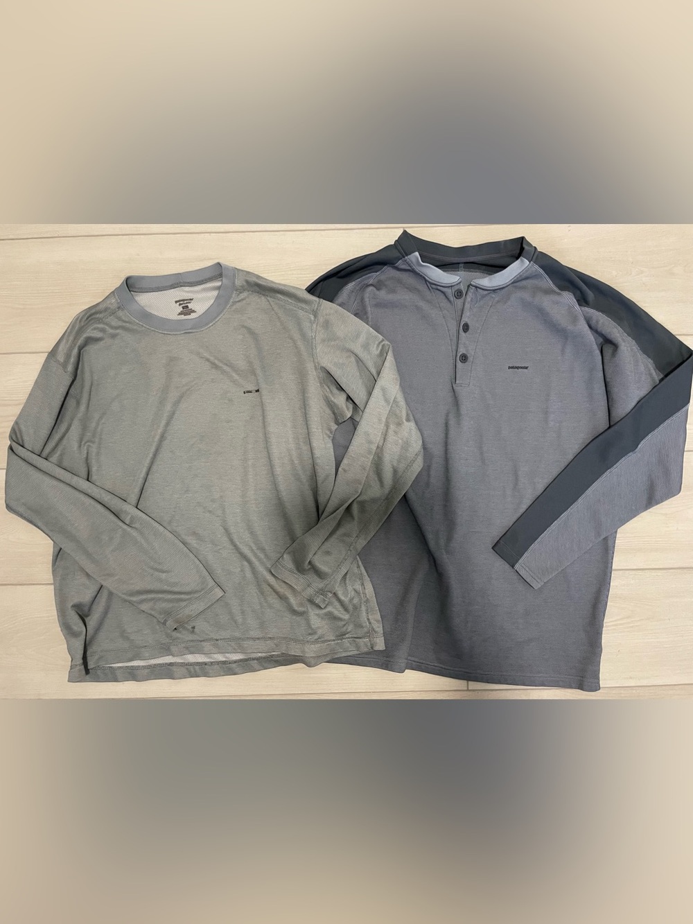 Bundle of Patagonia Men's Long Sleeve Crew & Henley
